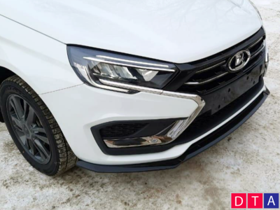 Сплиттер переднего бампера Lada Vesta NG седан, SW универсал